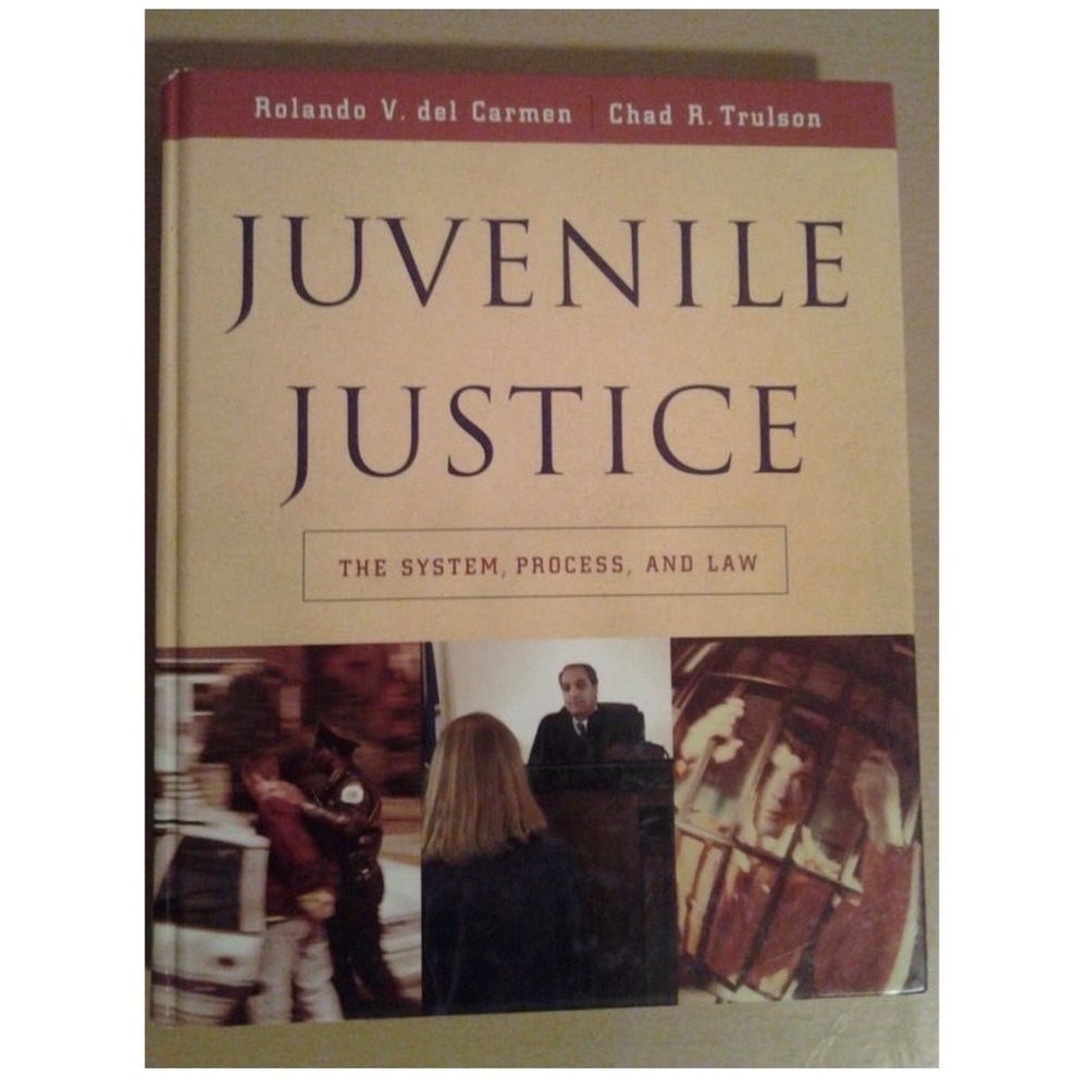 New Juvenile Justice The System Process & Law‎ Carmen Trulson Hardcover Textbook